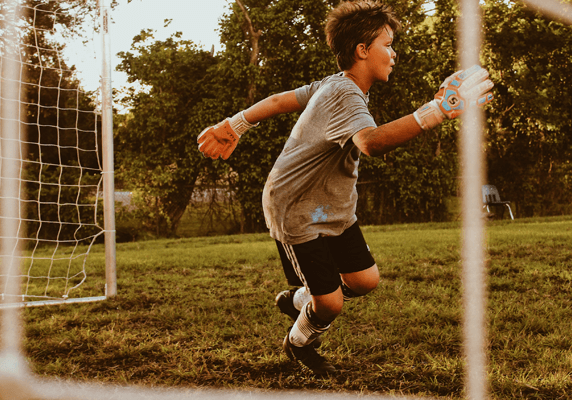 kid in goal
